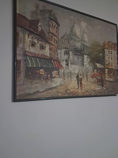 Vand tablou semnat P.Renard ideal pentru colectionari!