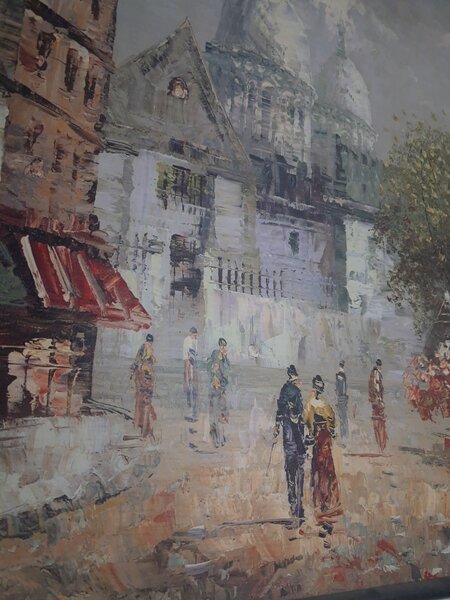 Vand tablou semnat P.Renard ideal pentru colectionari!