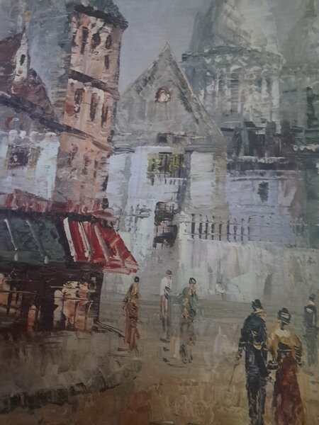 Vand tablou semnat P.Renard ideal pentru colectionari!